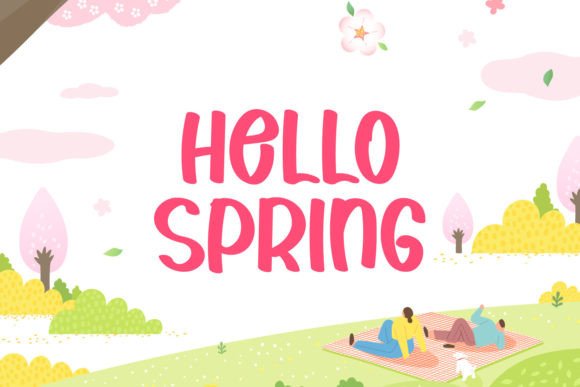 Cherry Blossoms Font - Preview 1