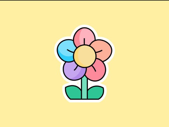 Children Flower Illustrations