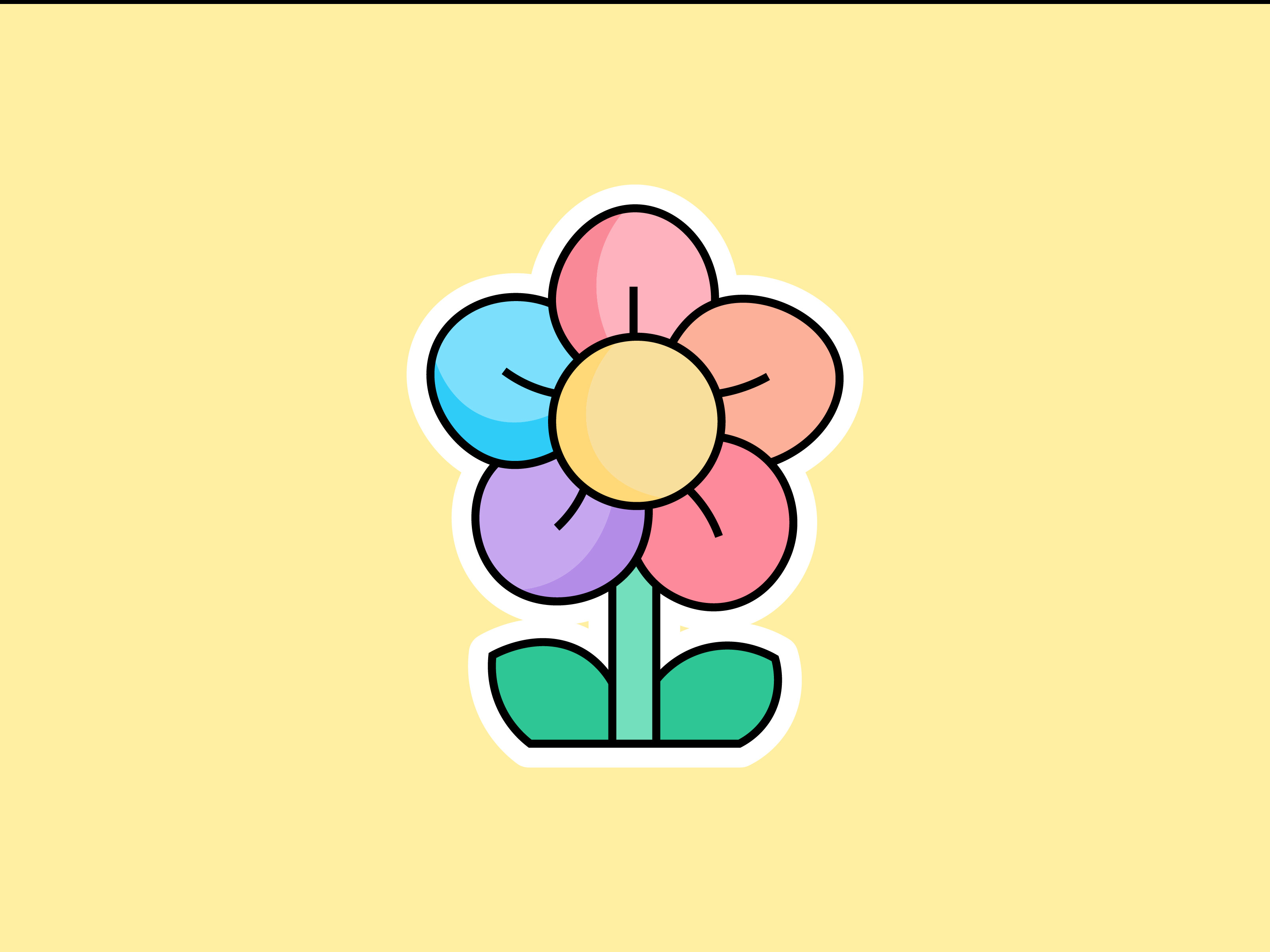 Children Flower Illustrations