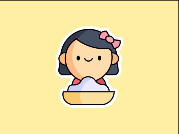 Children Girl Illustrations