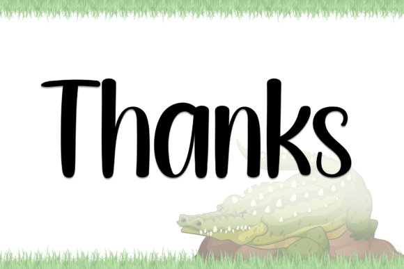 Crocodile Font - Preview 6