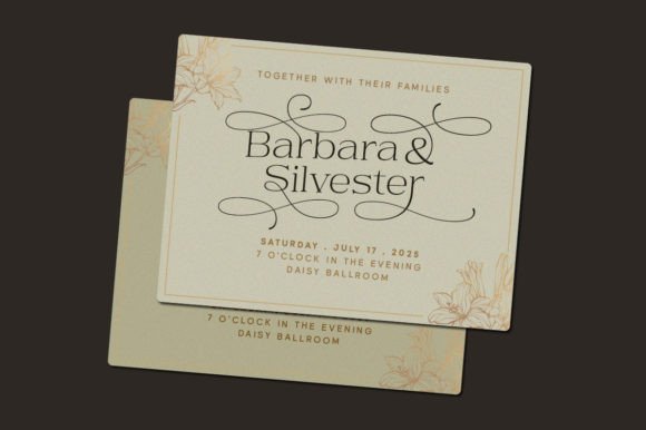Daisy & Violette - Stylish Modern Serif Font - Preview 2
