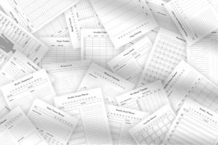 Editable Fitness Planner Bundle Graphic by Design Zone · Creative Fabrica