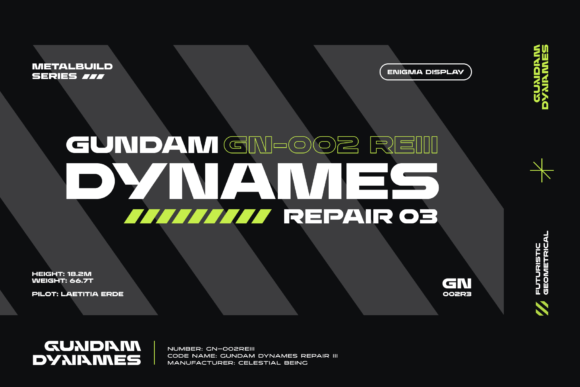 Enigma Display Font - Preview 1