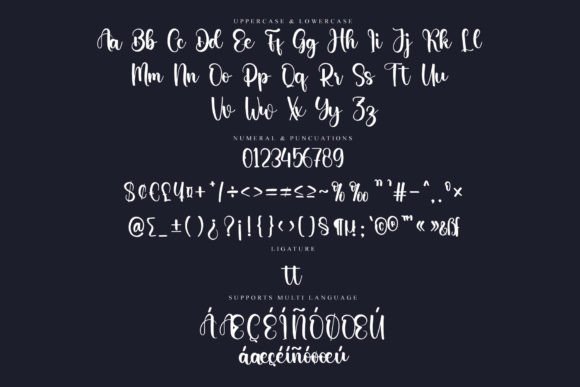Floving Font PNG with transparent background - Preview 5