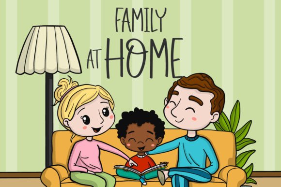 Flowers Home Font PNG with transparent background - Preview 1