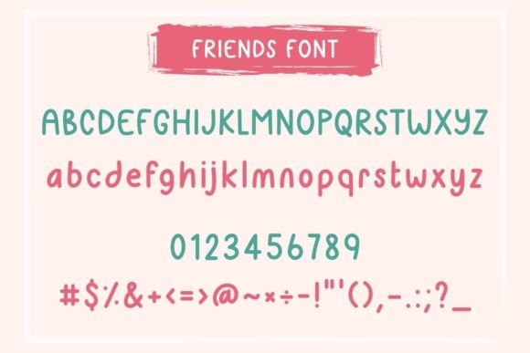 Friends Font - Preview 5