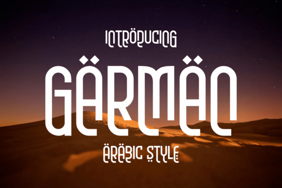 Garman Font - Preview 1