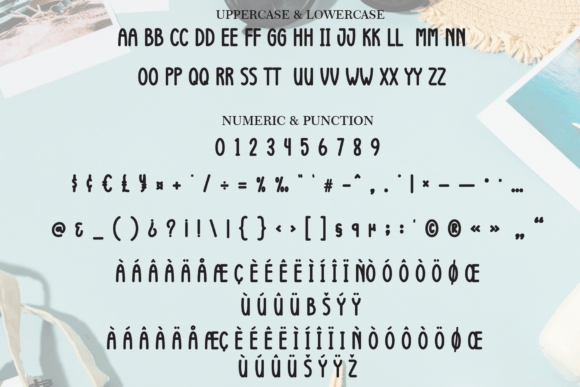 Happy Travel Font PNG with transparent background - Preview 6
