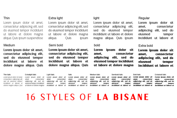 La Bisane Font PNG with transparent background - Preview 5