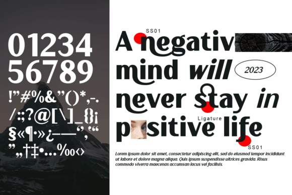 La Bisane Font PNG with transparent background - Preview 1