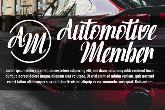Raundter Font PNG with transparent background - Preview 3