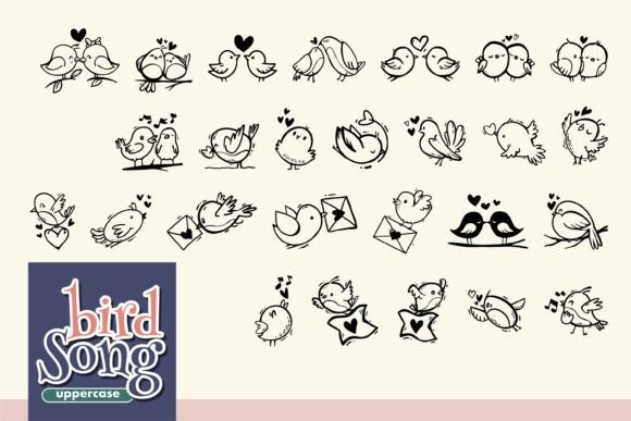 Bird Song Font - Preview 1