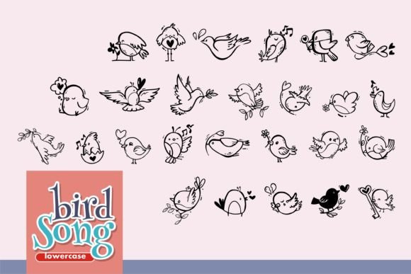 Bird Song Font - Preview 2