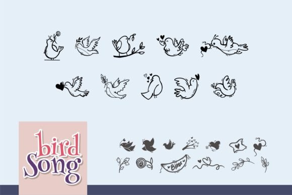 Bird Song Font - Preview 3