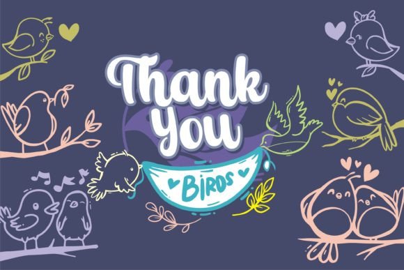 Bird Song Font - Preview 4