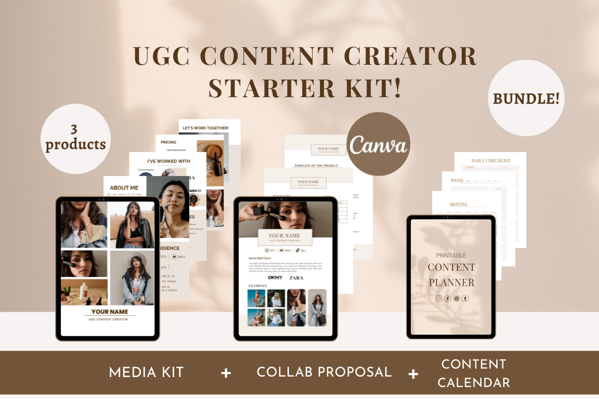 Content Creator UGC Kit for Social Media