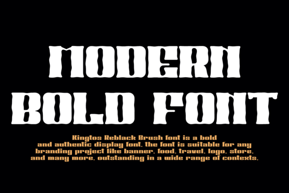 Kingtos Reblack Brush Font - Preview 3