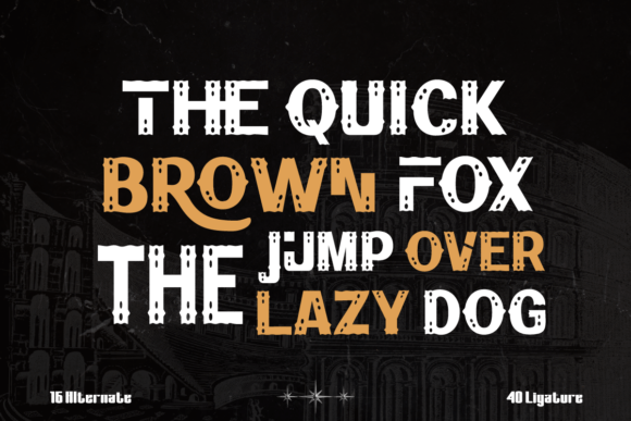 Mrecail Font PNG with transparent background - Preview 1