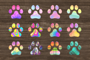 Paw Print Sublimation Bundle Paw Png Graphic by Julia's digital designs ...