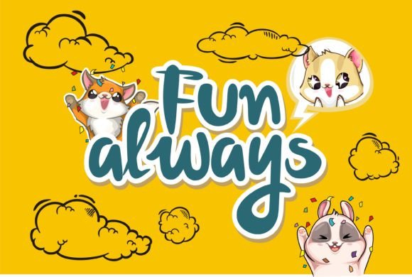 Peeky Font PNG with transparent background - Preview 3