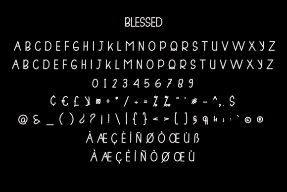 Blessed Font - Preview 5