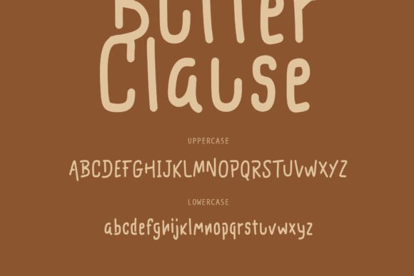 Butter Claus Font - Preview 2