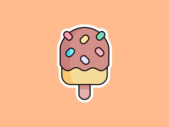 Children Popsicle Illustrations