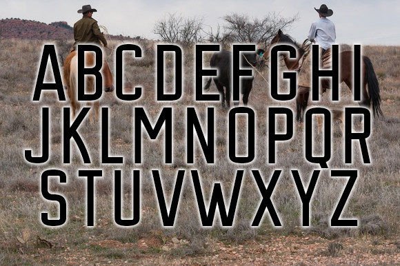 Cowboys Font - Preview 1