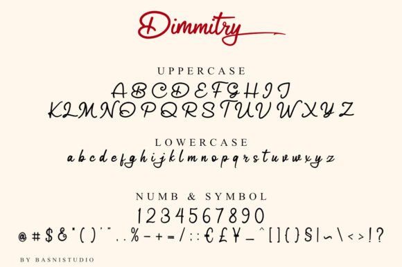 Dimmitry Font - Preview 4