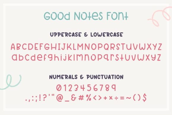 Good Notes Font - Preview 6