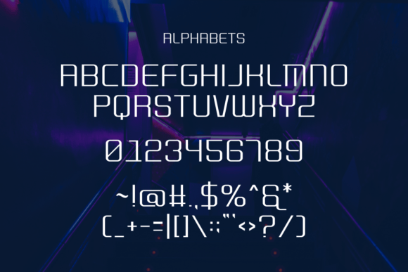 Macroxa Font PNG with transparent background - Preview 4