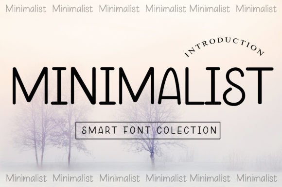 Minimalist Font by LidvanType · Creative Fabrica font preview
