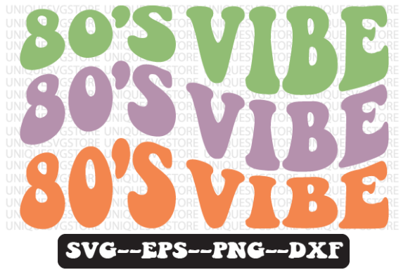 80's Vibe Groovy Retro Svg Design