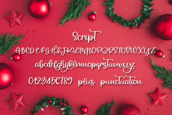 A Holiday Story Font - Preview 1