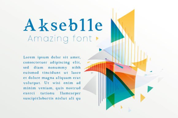 Akseblle Font - Preview 2
