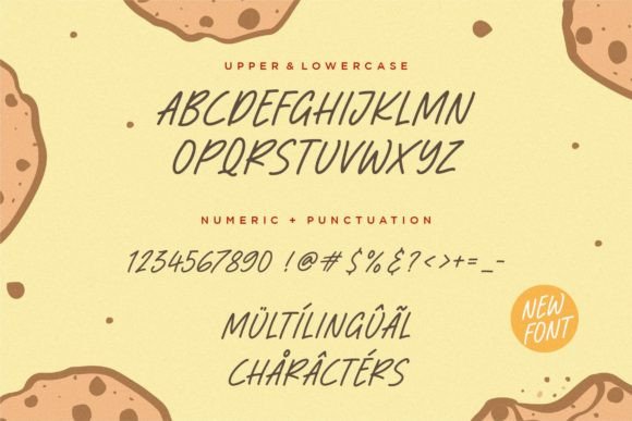 Almond Cookie Font - Preview 4