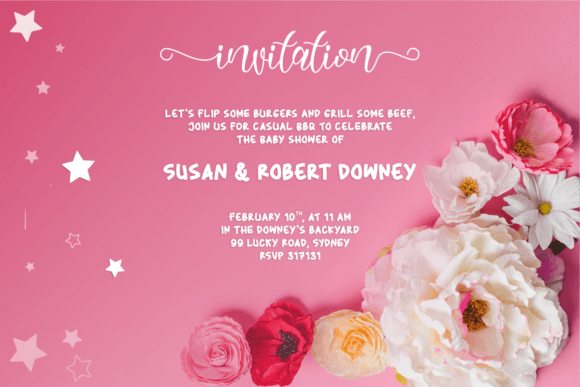 Baby Pink Font - Preview 1
