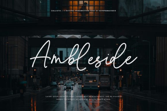 Callista Font - Preview 1