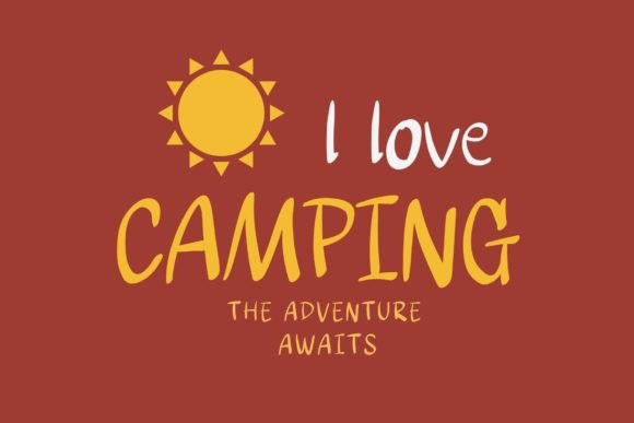 Campingo Font - Preview 1