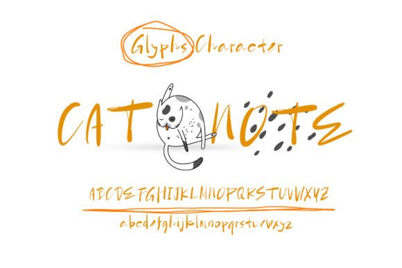 Catnote Font - Preview 2