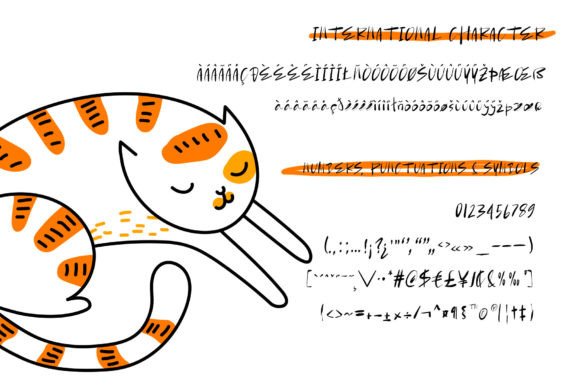Catnote Font - Preview 3
