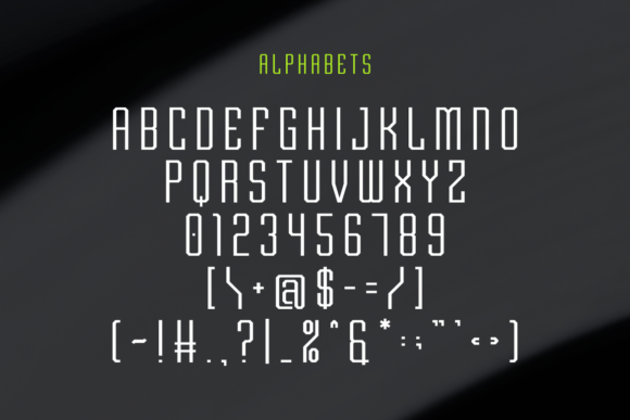 Cenpogis Font font preview - 1