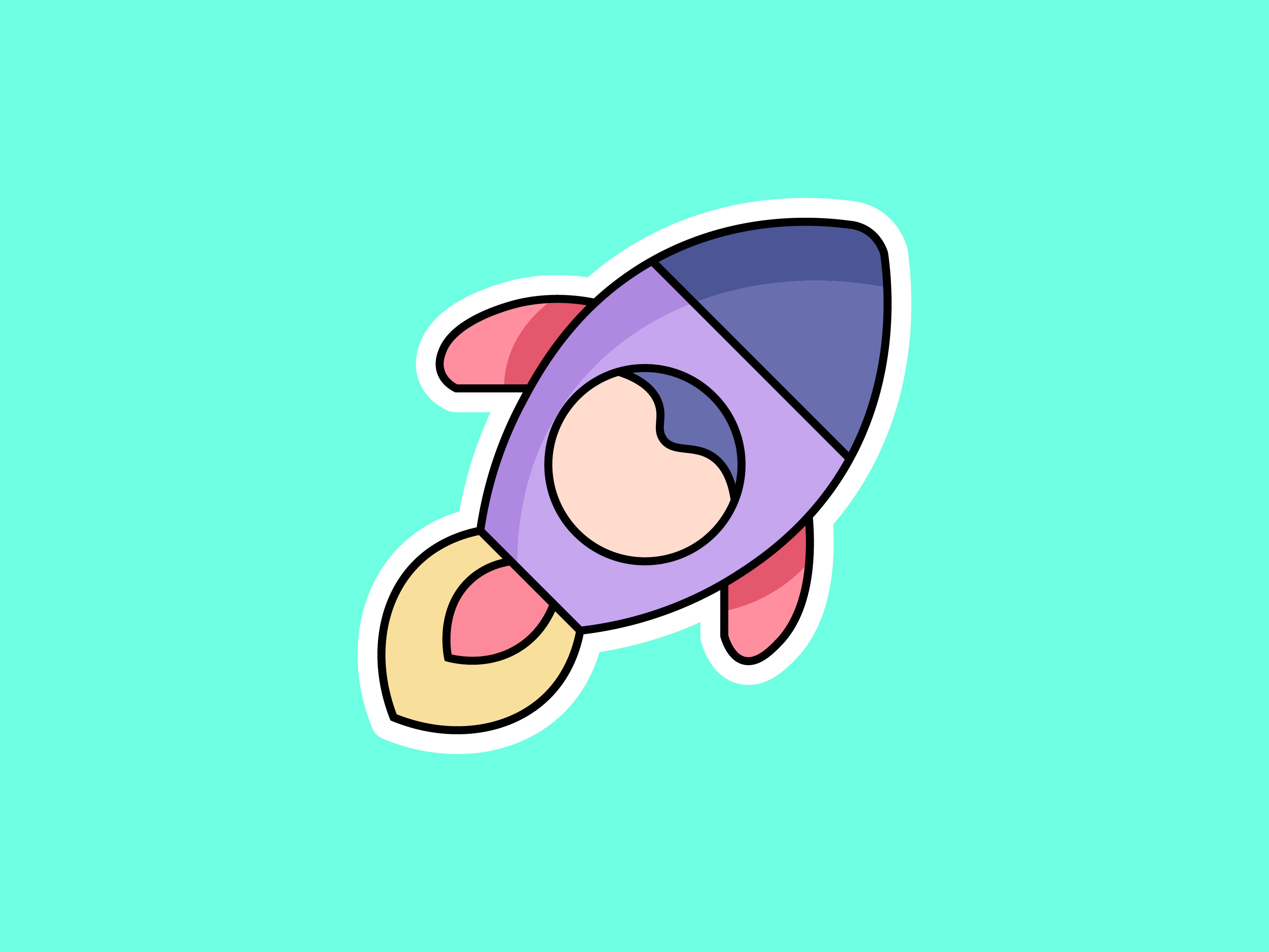 Children Rocket Illustrations