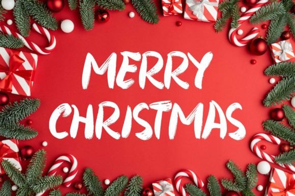 Christmas Brush Font - Preview 1