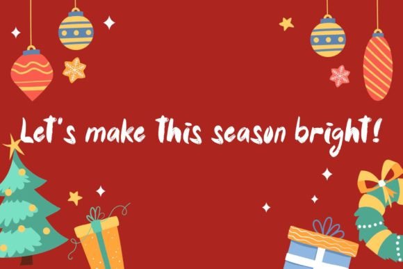 Christmas Brush Font - Preview 3