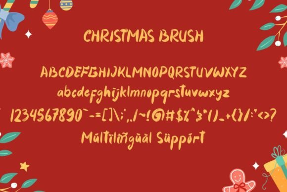 Christmas Brush Font - Preview 5