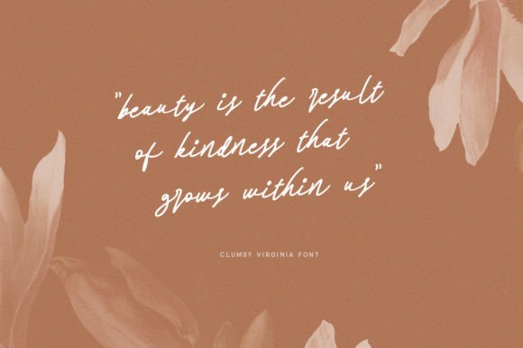 Clumsy Virginia Font - Preview 1
