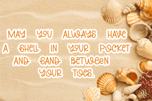 Dreaming of Sunshine Font - Preview 1