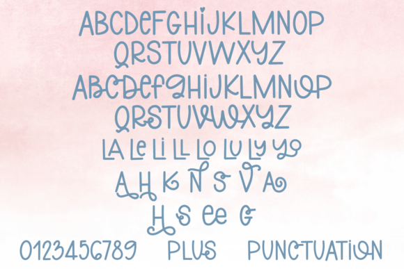 Dreaming of Sunshine Font - Preview 3